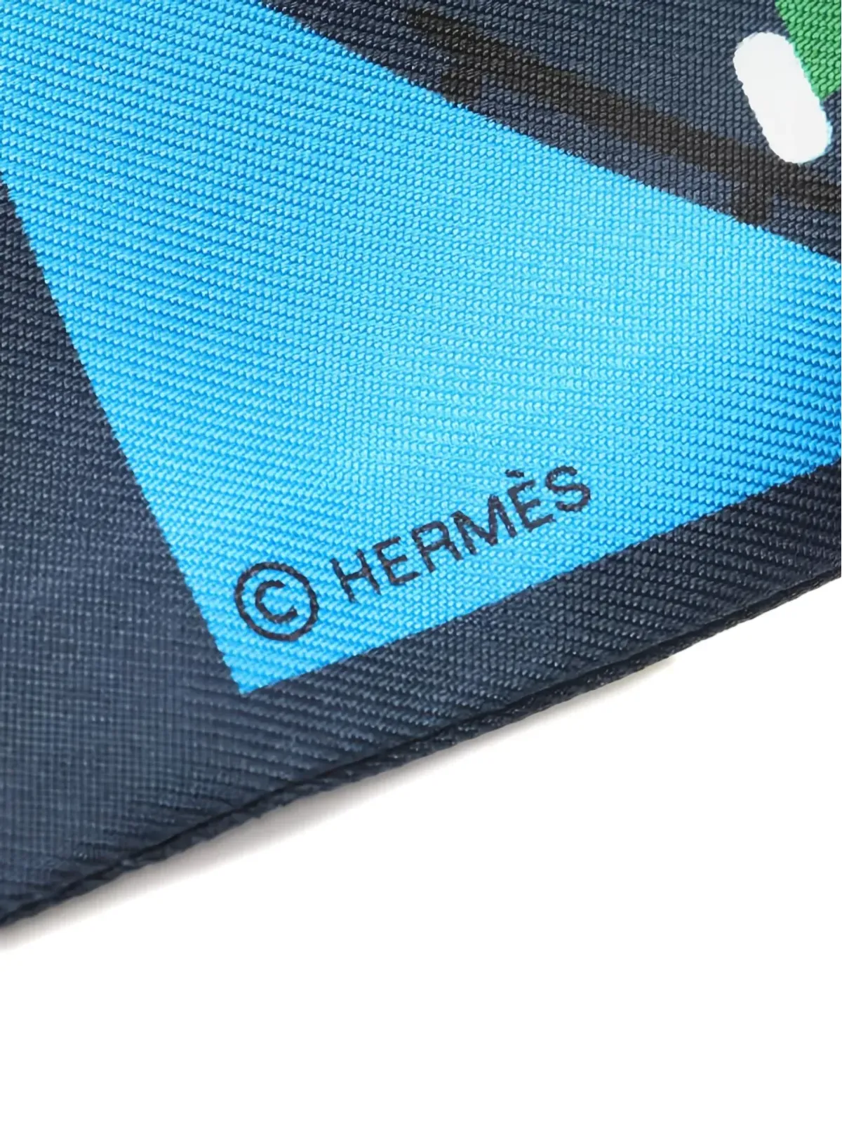ビンテージ Hermès Twilly Figures Libres スカーフ - 画像3