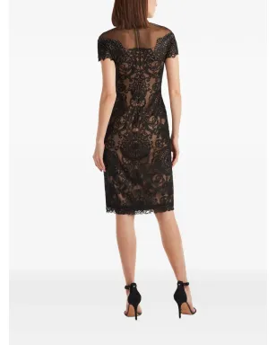 Tadashi Shoji レース装飾ミディドレス - サムネイル3