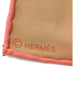 Hermès ビンテージ 2020年代 Mega Pois carres シルク スカーフ - イエロー - サムネイル2