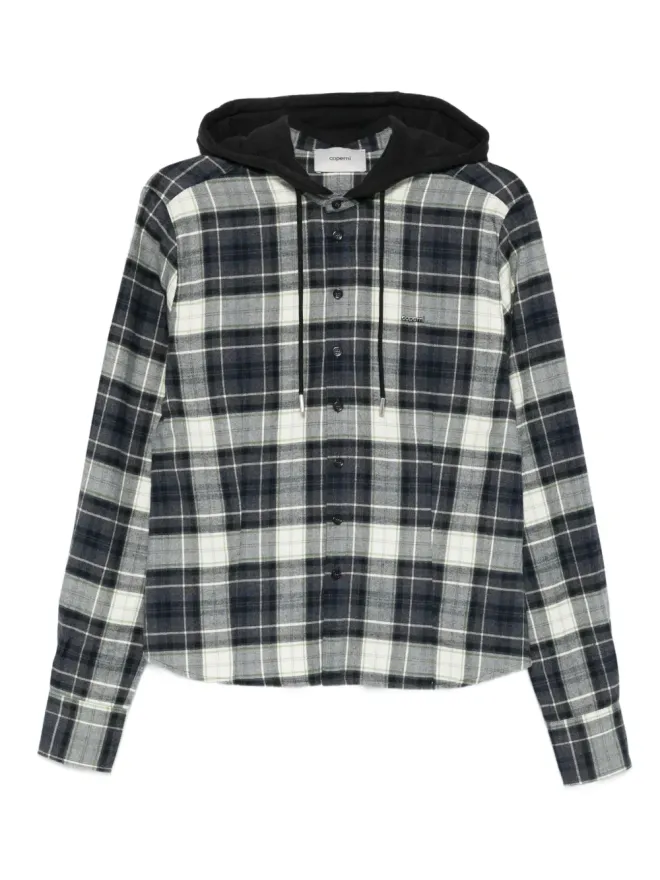 Coperni Coperni チェック柄フード付きシャツの商品画像