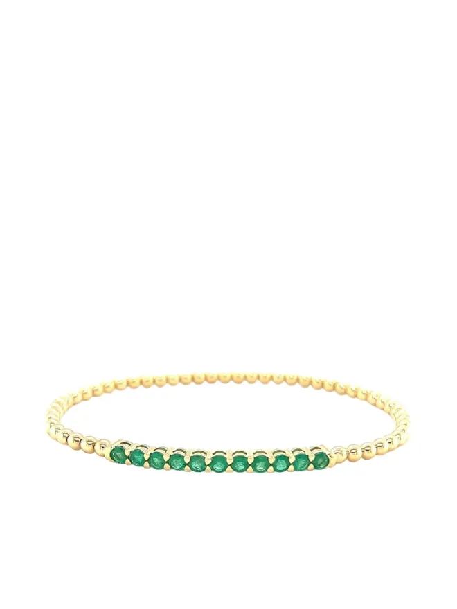 Lisa Nik Lisa Nik 18K イエローゴールド エメラルド ブレスレットの商品画像