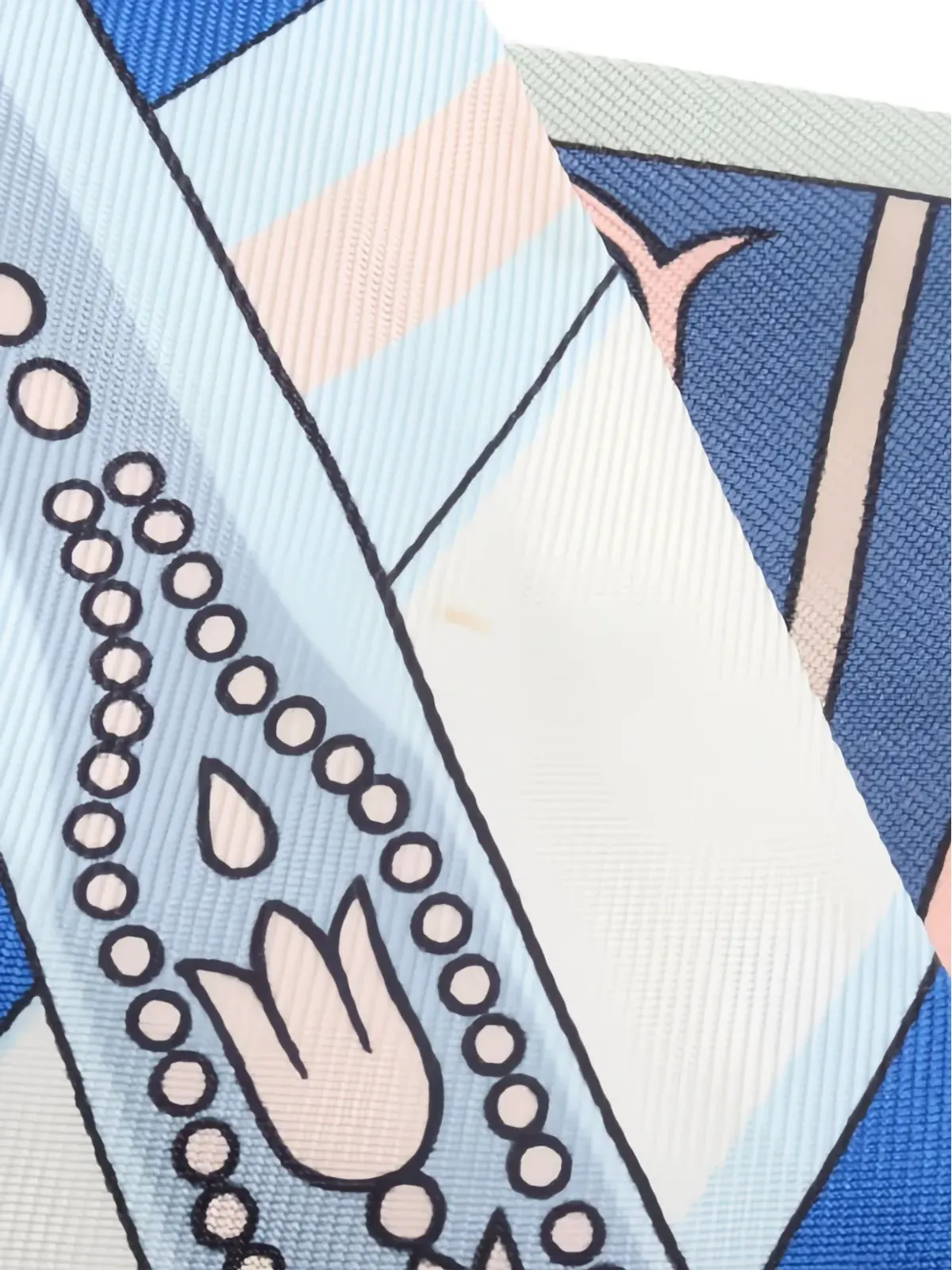 Hermès ビンテージ Balade en Berline スカーフ グレー - 画像3