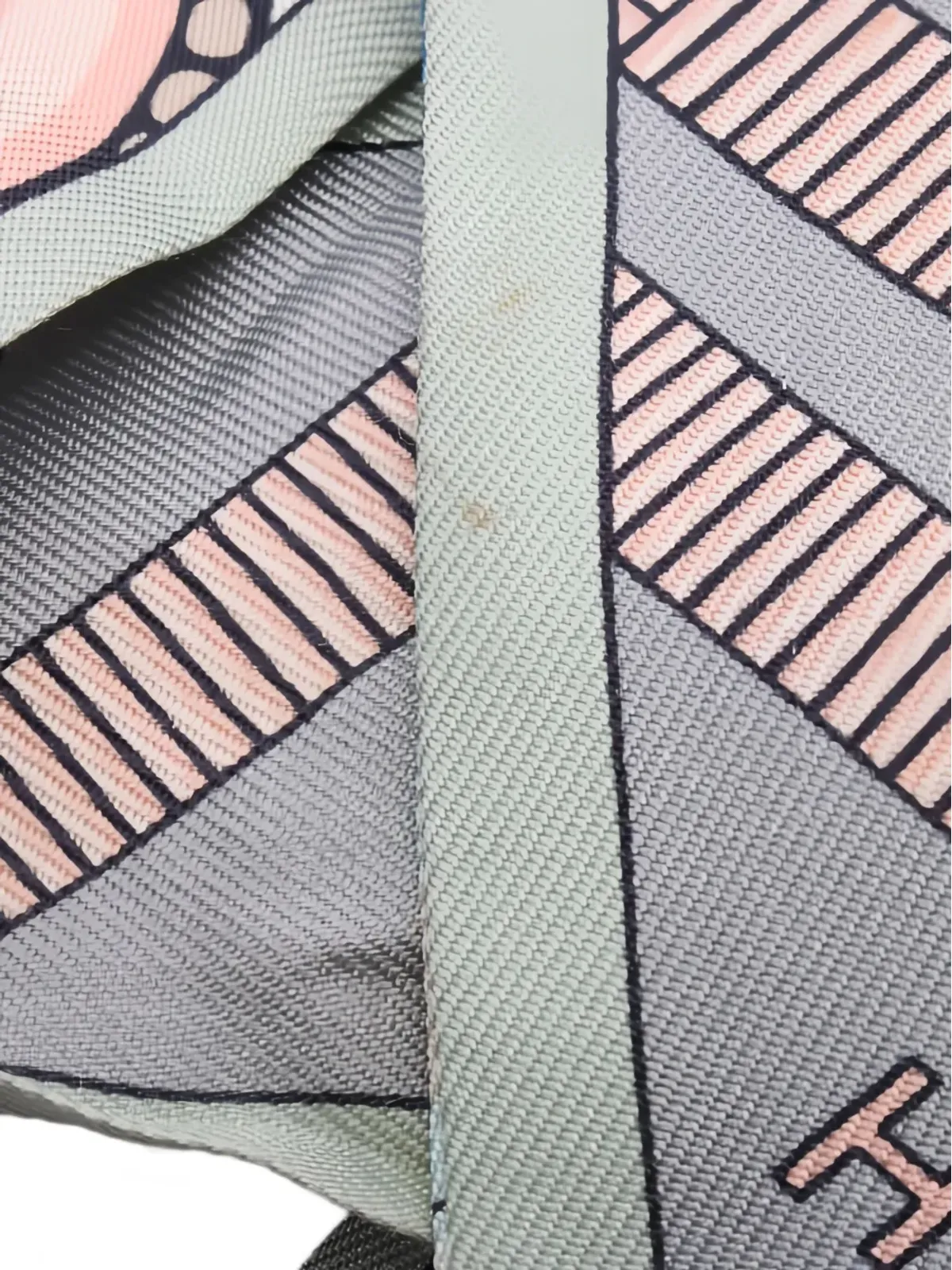 Hermès ビンテージ Balade en Berline スカーフ グレー - 画像4