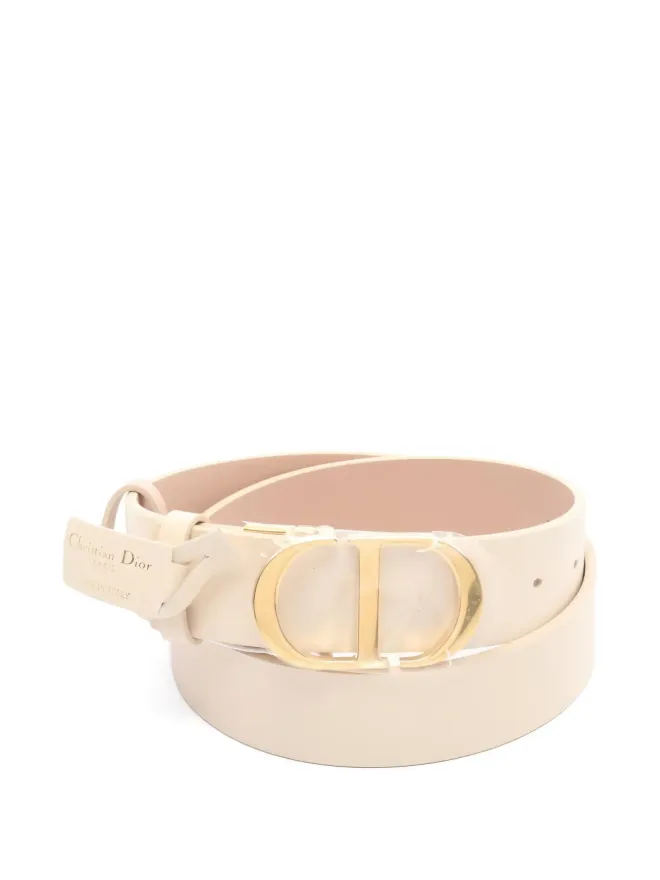 Christian Dior Pre-Owned Christian Dior ビンテージ Montaigne リバーシブル レザー ベルトの商品画像