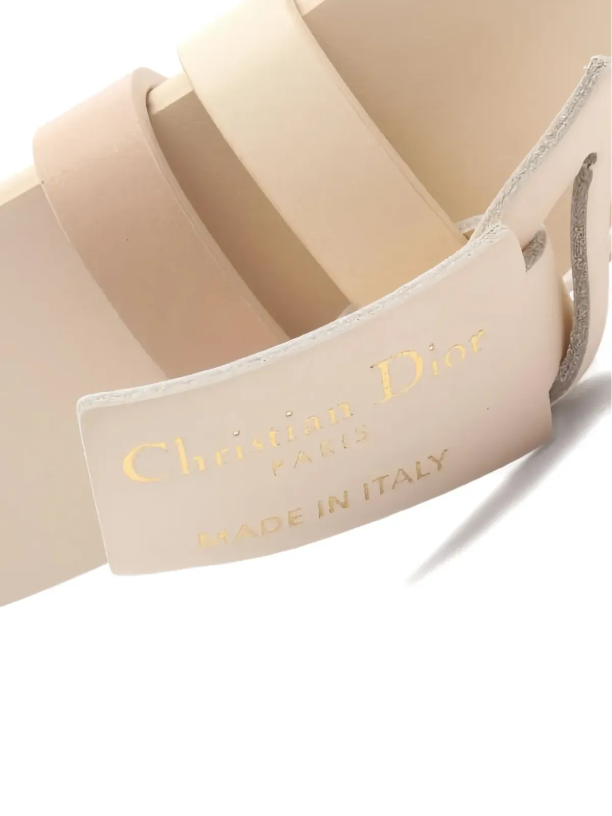Christian Dior ビンテージ Montaigne リバーシブル レザー ベルト - 画像4