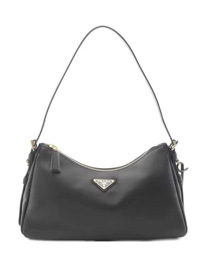 Prada Pre-Owned Prada ビンテージ 2020年代 ミディアム Aimée レザー ショルダーバッグ - ブラックの商品画像