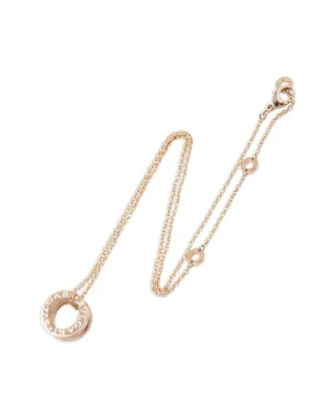 Bvlgari ビンテージ 2010年代 18K ローズゴールド B-zero1 B セラミック ネックレス - サムネイル1