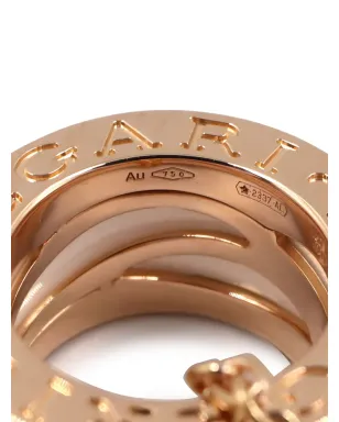 Bvlgari ビンテージ 2010年代 18K ローズゴールド B-zero1 B セラミック ネックレス - サムネイル5