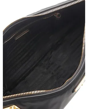 Prada ビンテージ レザー ショルダーバッグ - ブラック - サムネイル3