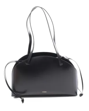 Jil Sander Pre-Owned Curve レザーショルダーバッグ - サムネイル1