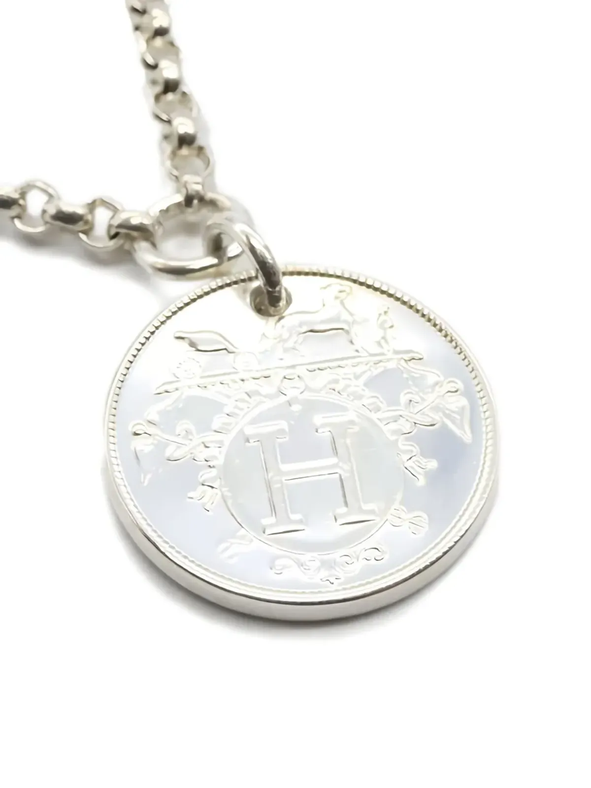 Hermès ビンテージ Exlibris PM チャーム ブレスレット - シルバー - 画像2