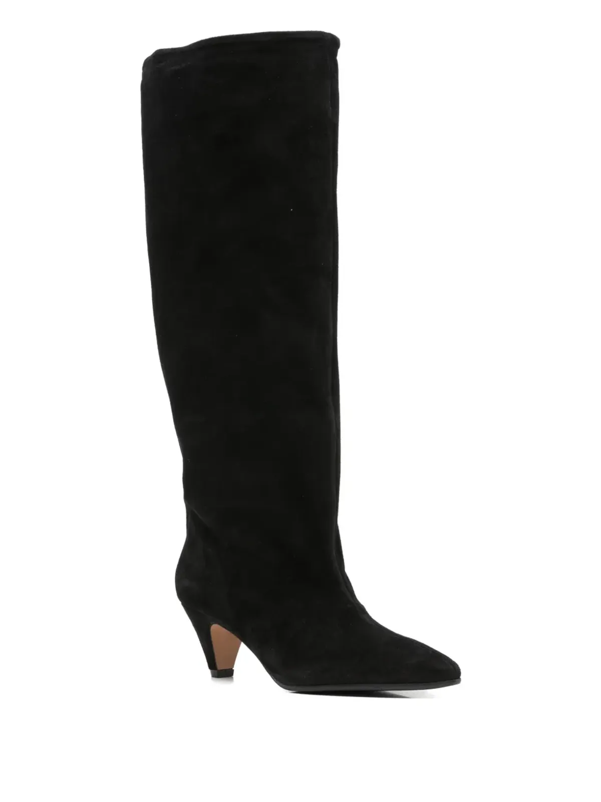 Fabio Rusconi suede knee-high boots - Black - 画像2