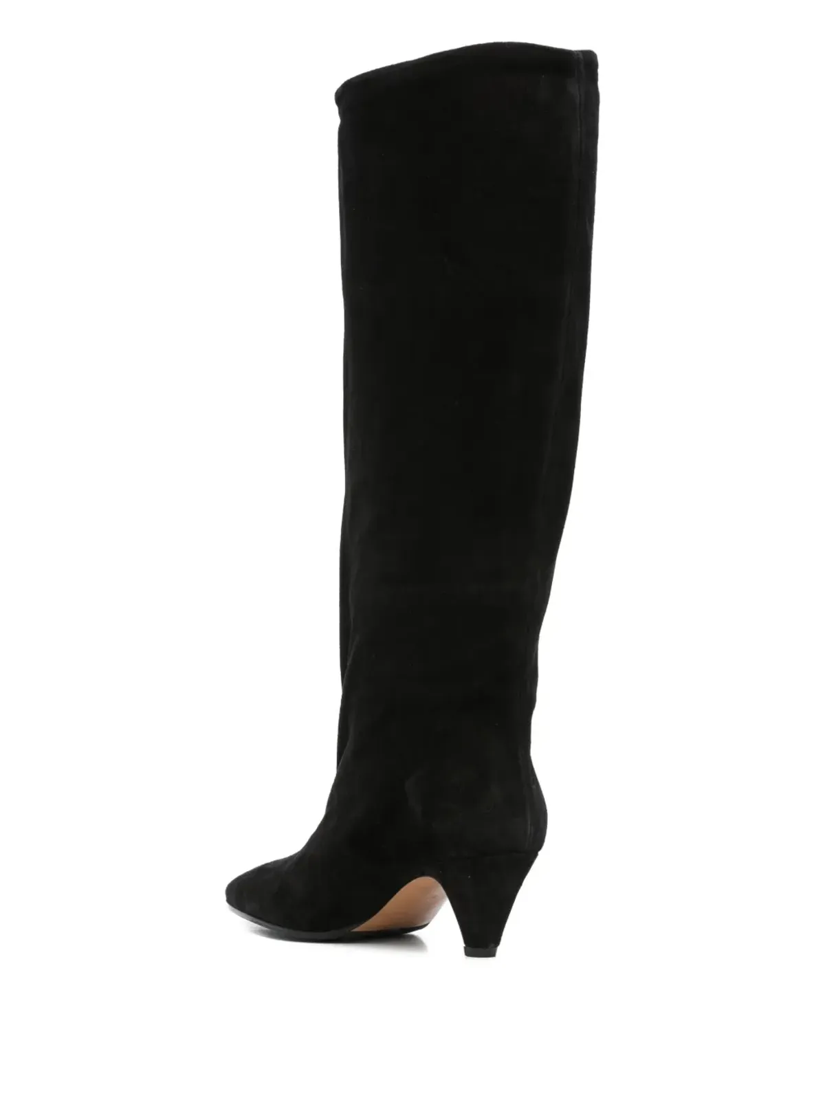 Fabio Rusconi suede knee-high boots - Black - 画像3
