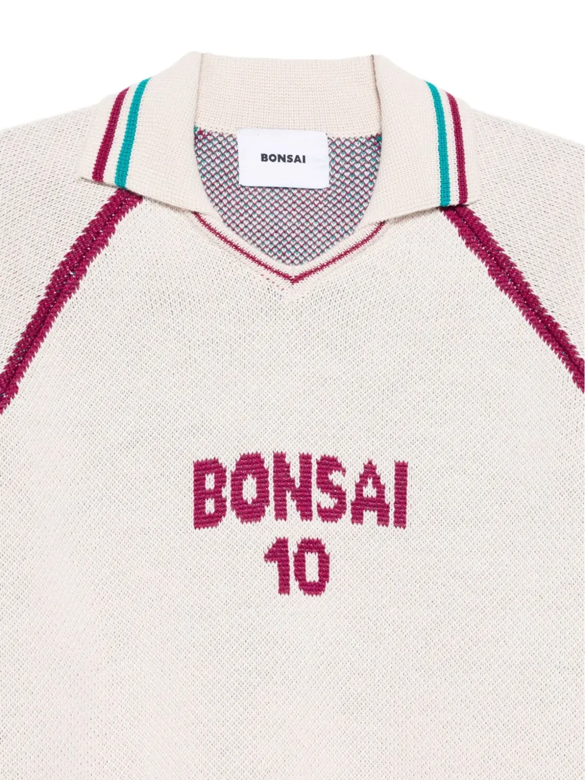 Bonsai ダイヤモンドパターン ポロジャンパー - 画像3