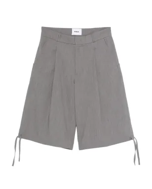 Bonsai ヴァージンウール混紡テーラードショートパンツ - グレー - サムネイル1