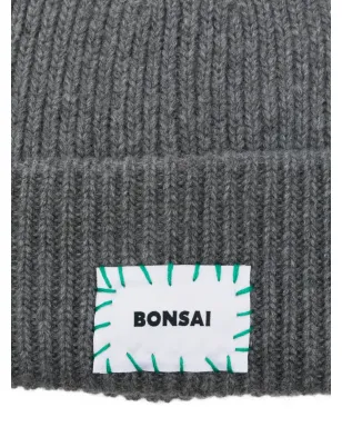 Bonsai ロゴ入りリブ編みビーニー帽 - サムネイル3