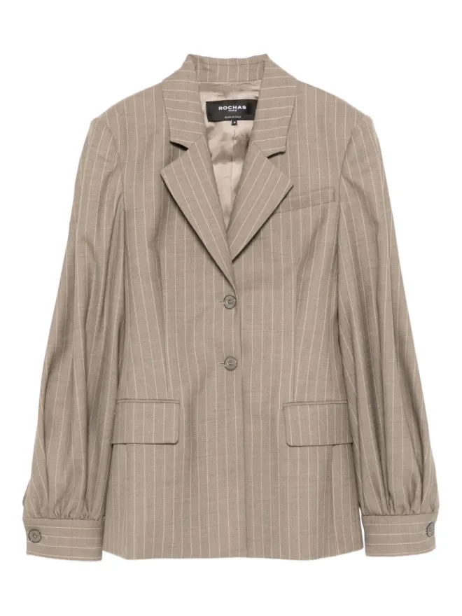 Rochas Rochas ストライプのバージンウール ブレザーの商品画像