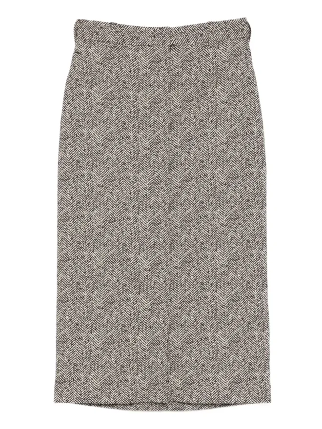 Rochas Rochas ヘリンボーン柄ミディスカートの商品画像