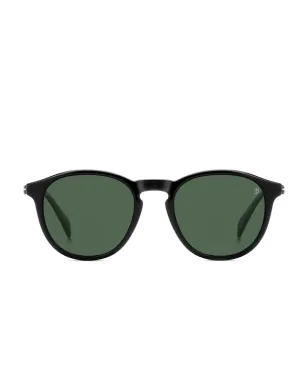 Eyewear by David Beckham 丸型フレーム眼鏡 - Black - サムネイル1