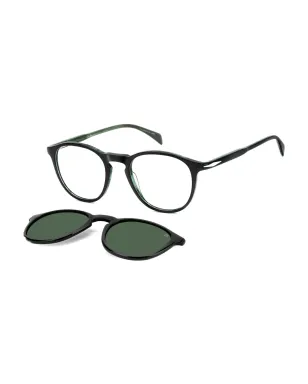 Eyewear by David Beckham 丸型フレーム眼鏡 - Black - サムネイル2