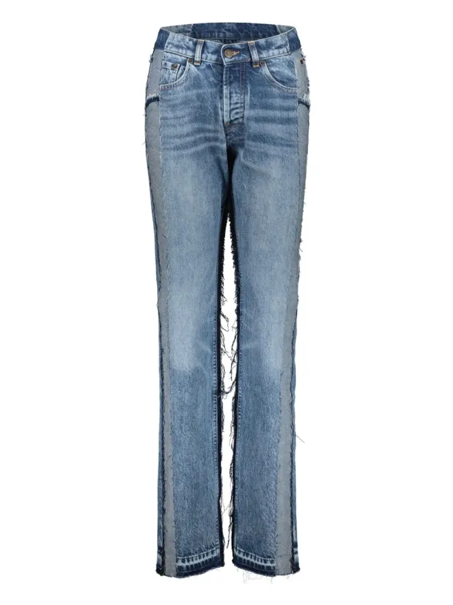 Maison Margiela Maison Margiela ストーンウォッシュパネルデザイン ジーンズ - ブルーの商品画像