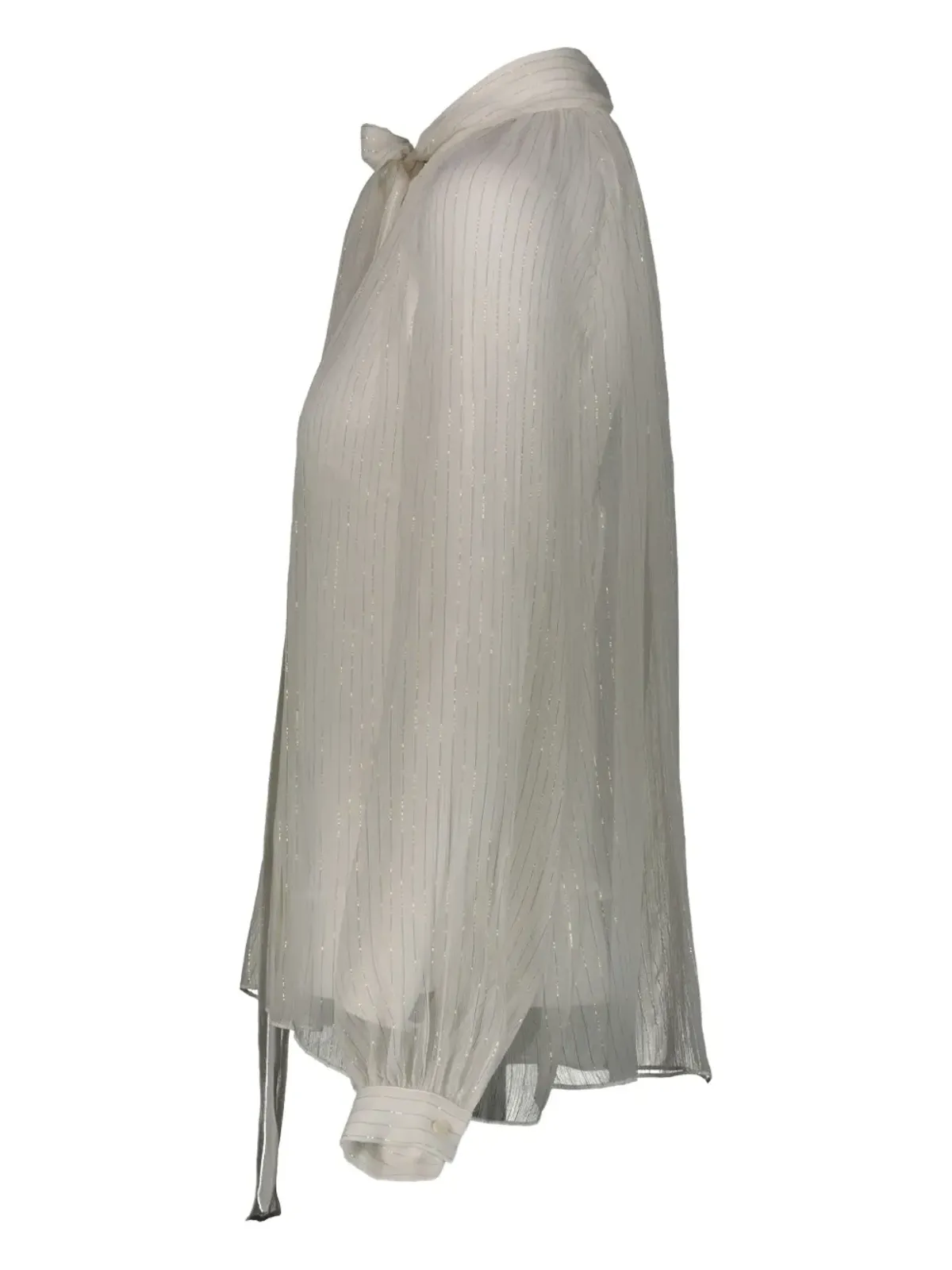Rochas ストライプシフォンシャツ - 画像3