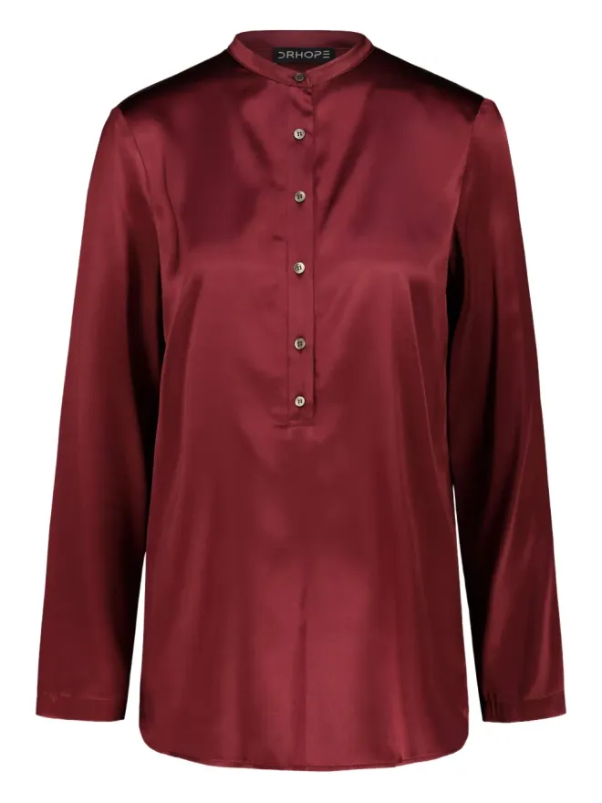 DRHOPE DRHOPE マンダリンカラー シルクトップの商品画像