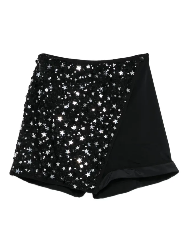 MITILIANE COUTURE MITILIANE COUTURE スパンコール装飾ショートパンツの商品画像