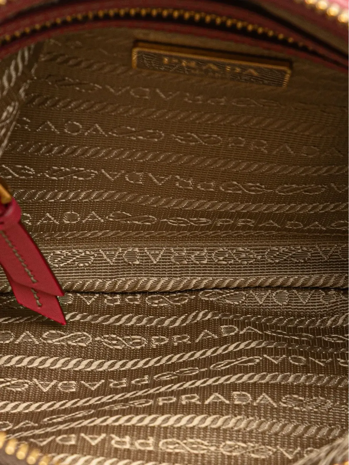 Prada ビンテージ キャンバス Canapa ロゴリボン クロスボディバッグ - 画像5