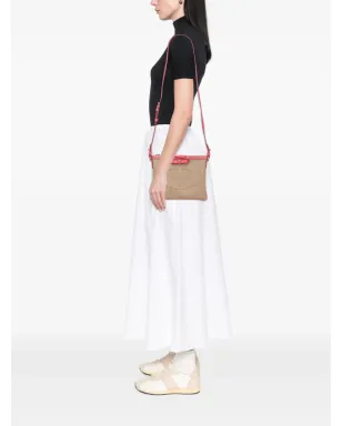 Prada ビンテージ キャンバス Canapa ロゴリボン クロスボディバッグ - サムネイル2