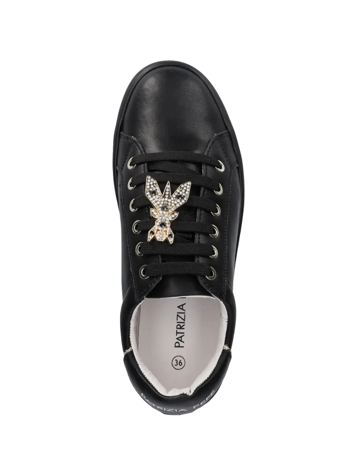 Patrizia Pepe girl エンベリッシュド レースアップ スニーカー - 画像4