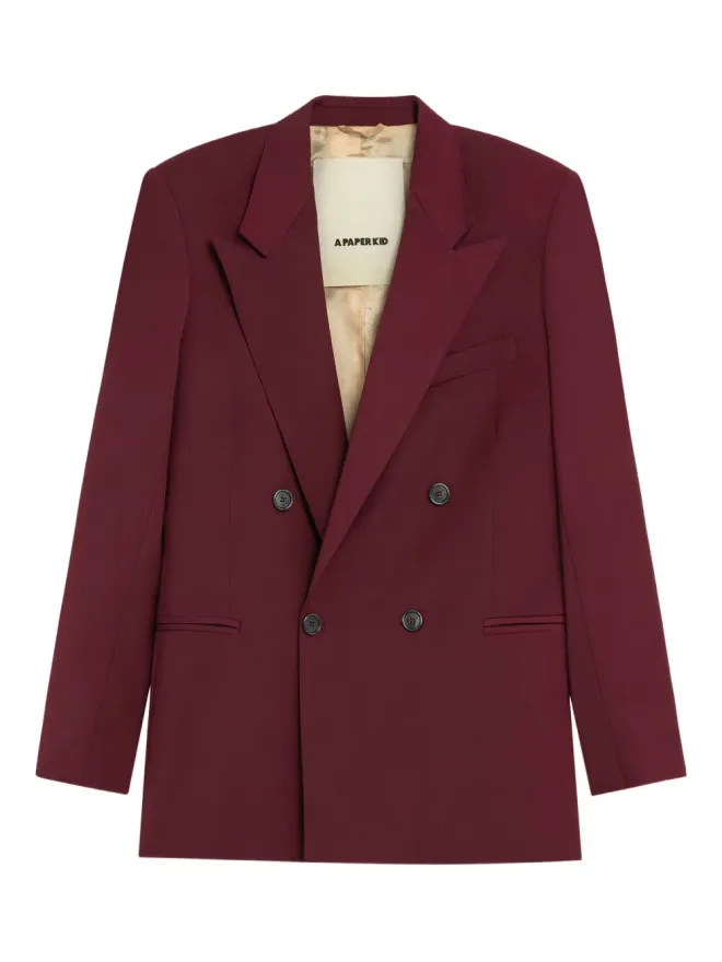 A Paper Kid A Paper Kid ダブルブレストブレザーの商品画像