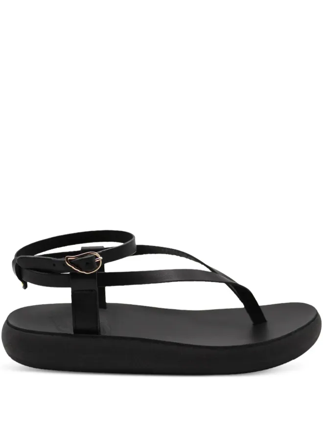Ancient Greek Sandals Ancient Greek Sandals ストラップフラットサンダル - ブラックの商品画像