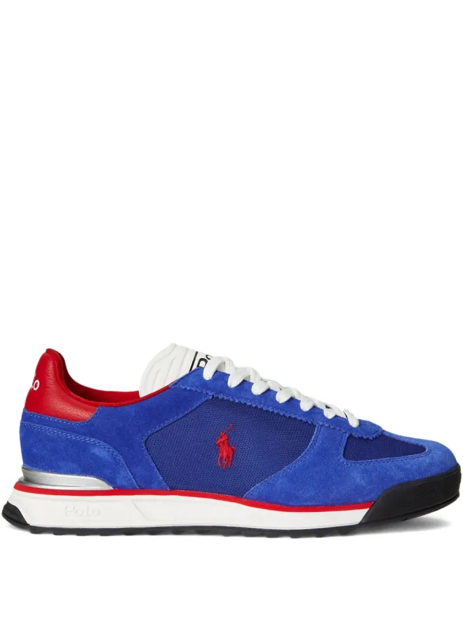 Polo Ralph Lauren Polo Ralph Lauren Varick スエードスニーカー - ブルーの商品画像