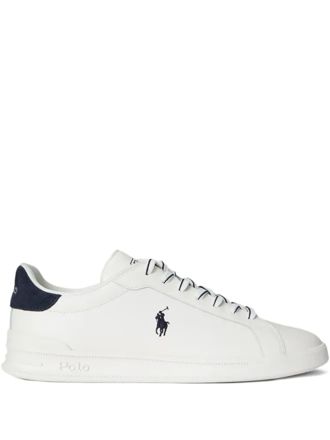 Polo Ralph Lauren Polo Ralph Lauren ホワイト レースアップ レザースニーカーの商品画像