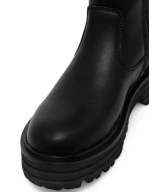 Patrizia Pepe girl フライディテールジップファスニングブーツ - ブラック - サムネイル5