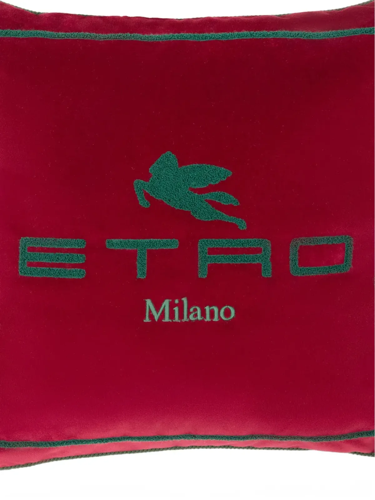 ETRO HOME 刺繍ロゴ クッション - 画像3