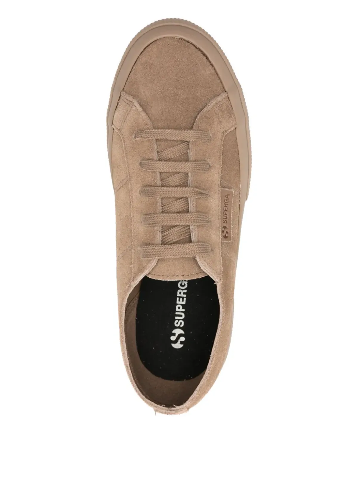Superga スウェード レースアップスニーカー - 画像4