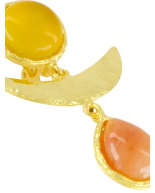 Sylvia Toledano Sunset onyx-pearl earrings - サムネイル3