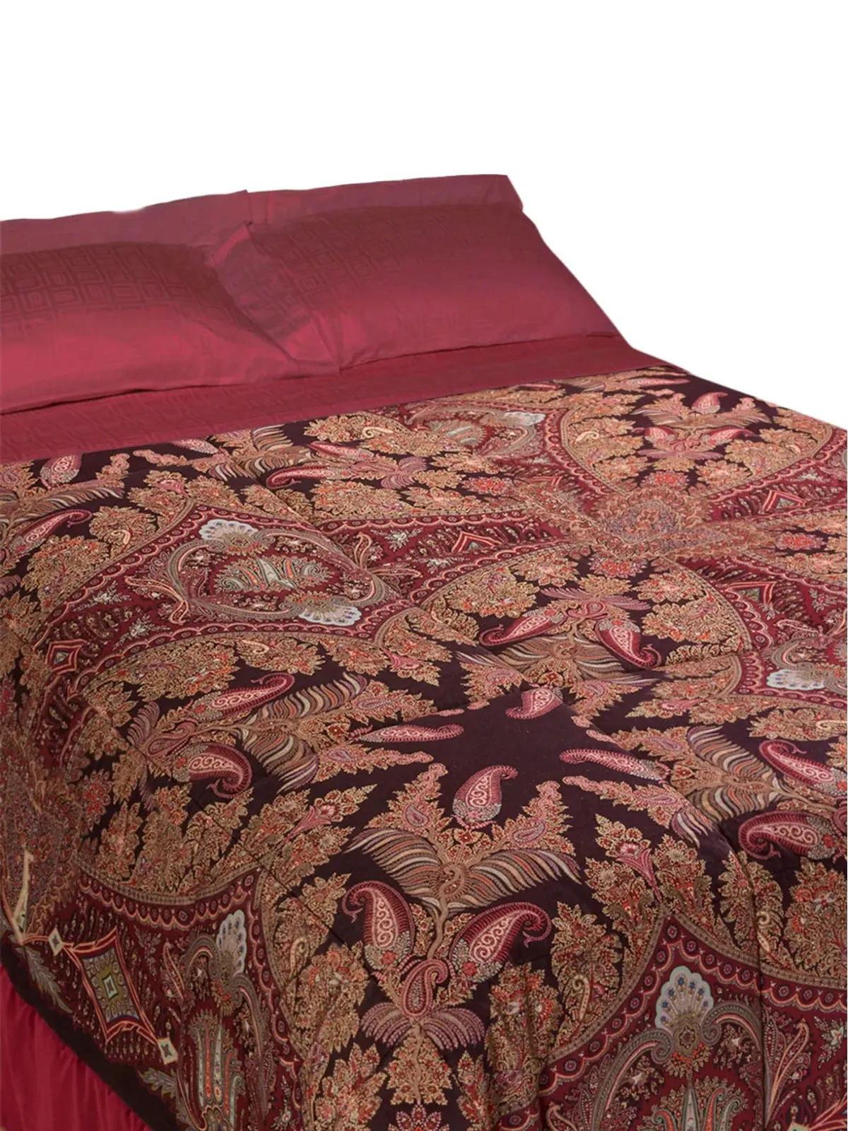 ETRO HOME leafy-motif quilt - Red - 画像2