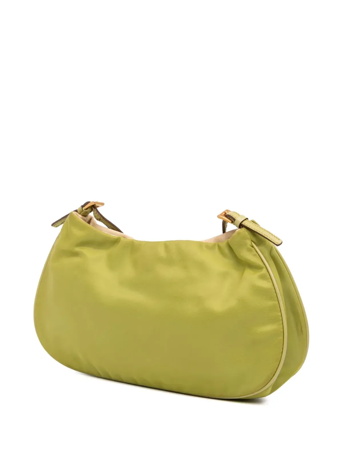 Prada ビンテージ 2000年-2013年 テッソート チェーンショルダーバッグ グリーン - 画像3