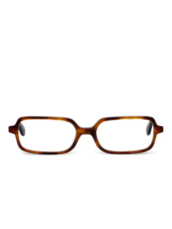 GIGI STUDIOS GIGI STUDIOS Edith 長方形フレーム眼鏡 - Brownの商品画像