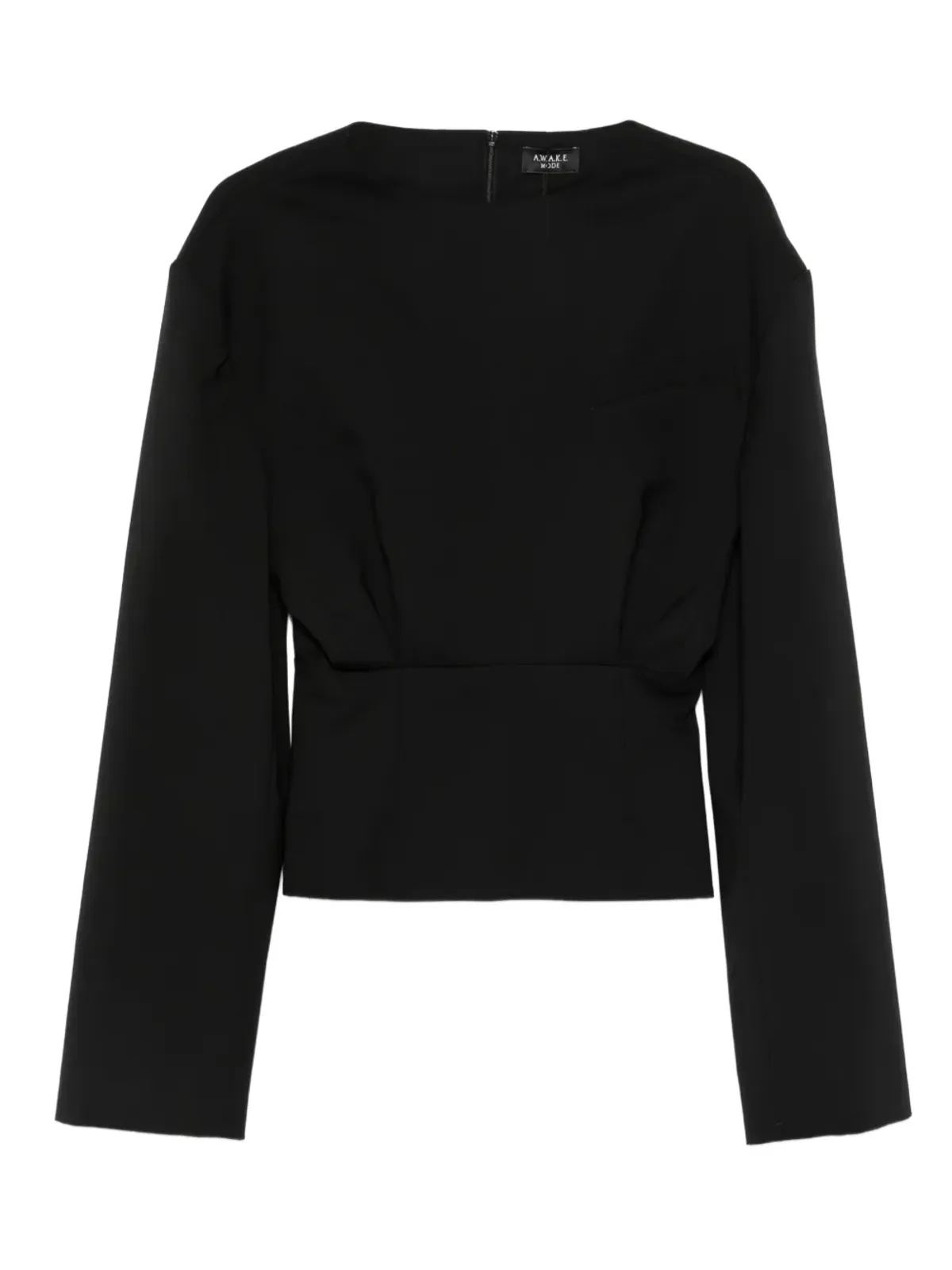 A.W.A.K.E. Mode round-neck top - Black - 画像1
