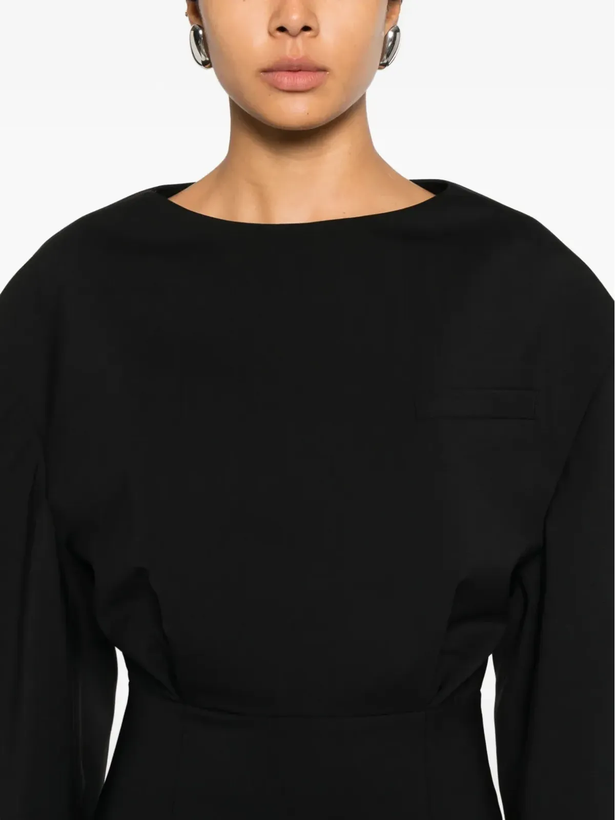 A.W.A.K.E. Mode round-neck top - Black - 画像5