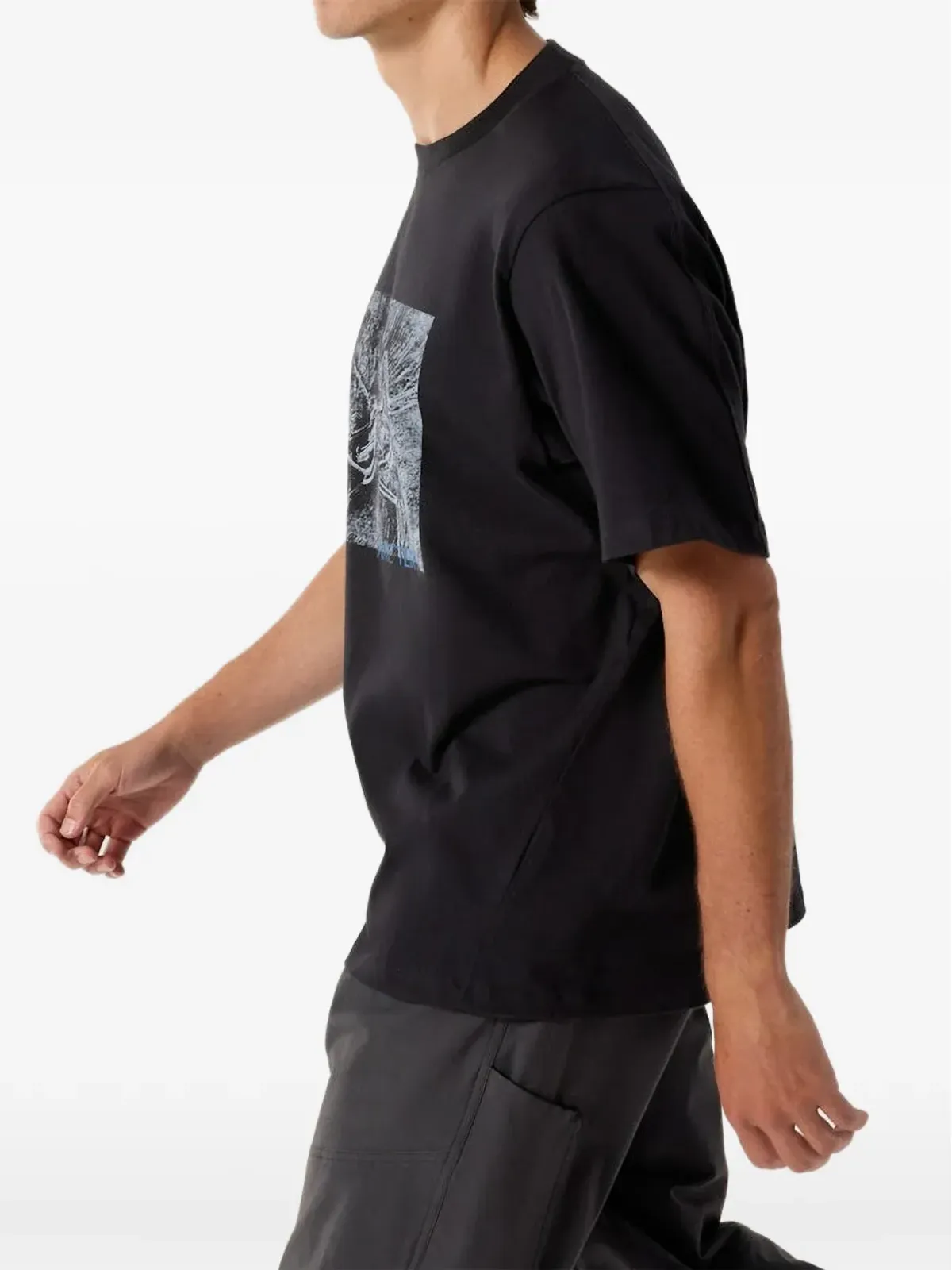 Arc'teryx Kragg グラフィック クルーネック Tシャツ - ブラック - 画像2