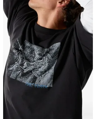 Arc'teryx Kragg グラフィック クルーネック Tシャツ - ブラック - サムネイル4