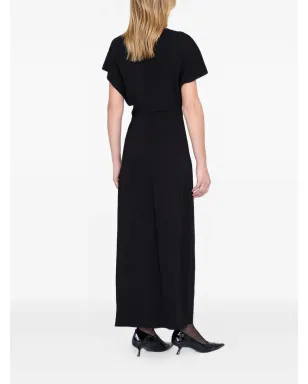 ANINE BING ザディグ Vネック マキシドレス ブラック - サムネイル3