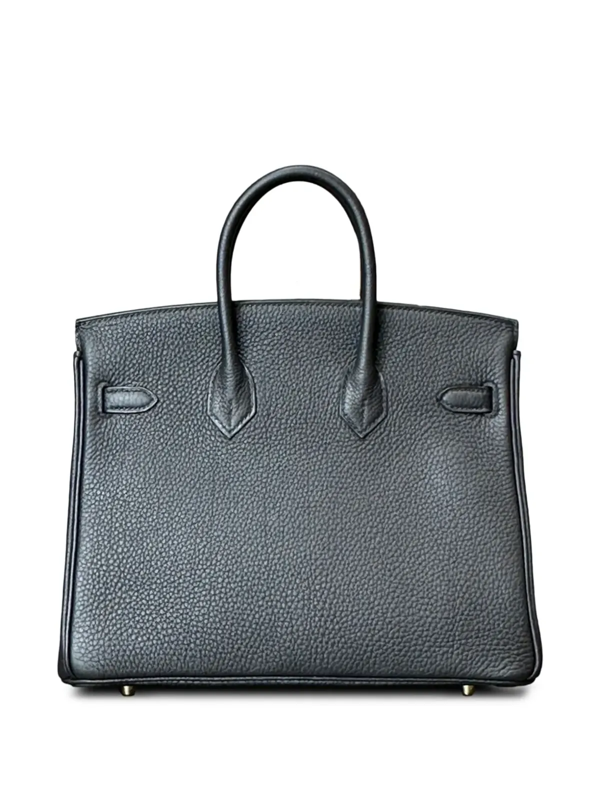 Hermès Pre-Owned ノワール Birkin 25 Togo ゴールド金具 ハンドバッグ - 画像2