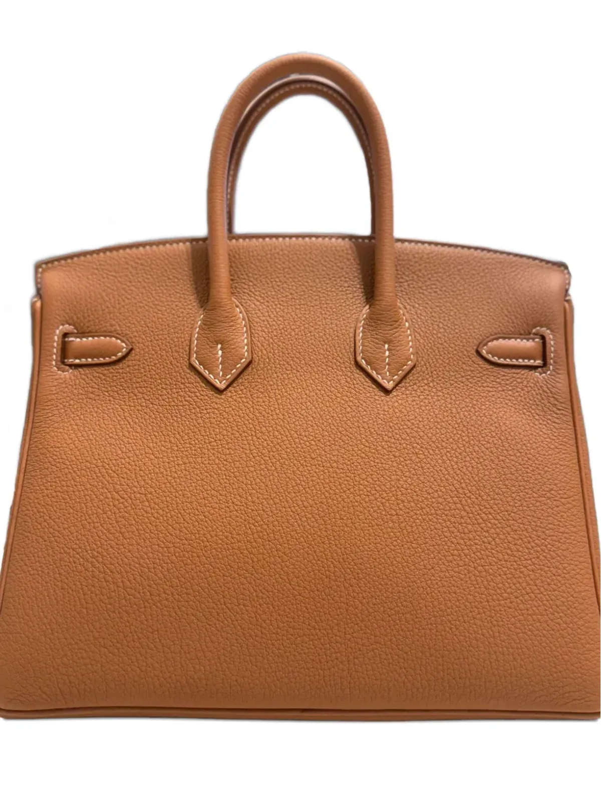 Hermès ビンテージ 2025 Birkin 25 トゴ レザー ハンドバッグ パラジウム金具 - ブラウン - 画像5
