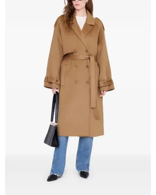 ANINE BING リッキー ベルト付きトレンチコート - サムネイル2